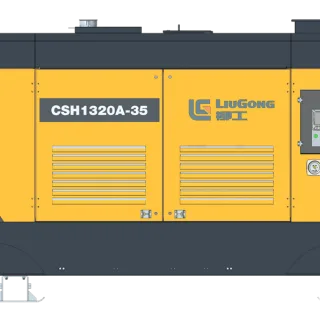 Дизельный воздушный компрессор LiuGong CSH1320A-35 (Yuchai, CN III, 37-32,5 м³/мин, 21-35 бар)