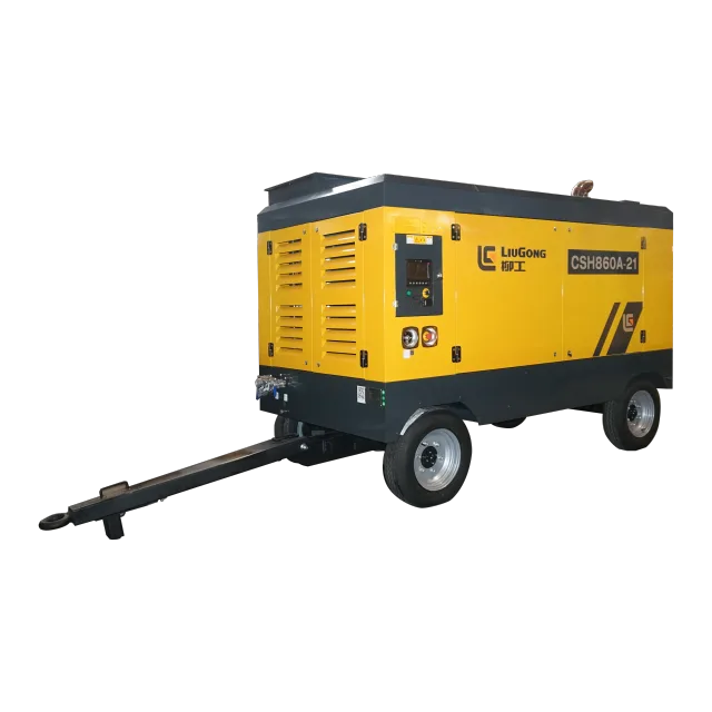Дизельный воздушный компрессор LiuGong CSH860A-21 (Cummins, EU stage IIIA, 24 м³/мин, 21 бар)
