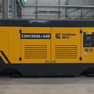 Дизельный воздушный компрессор LiuGong CSH1300A-34 (Yuchai, CN III, 36.5-32.5 м³/мин, 21-34 бар)
