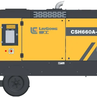 Дизельный воздушный компрессор LiuGong CSH660A-20 (Yuchai, CN III)